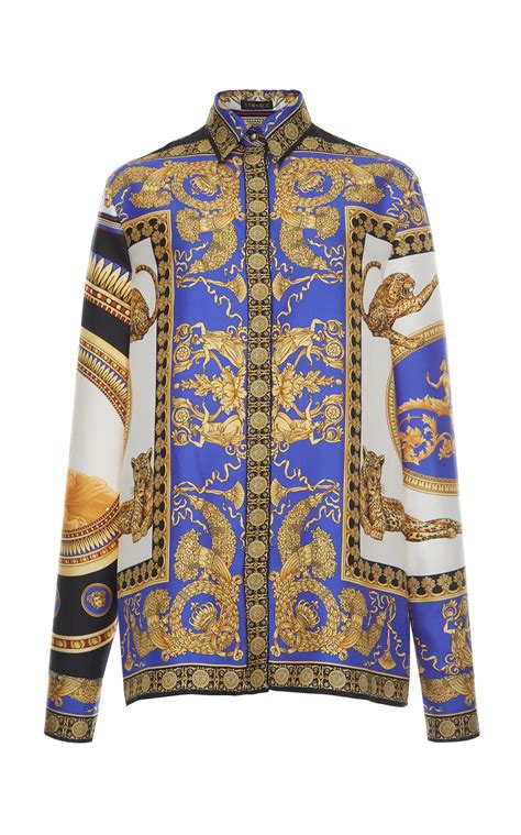 versace print shirts cheap|versace long sleeve t shirts.